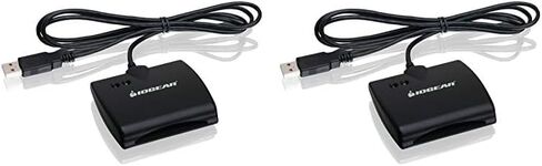 IOGEAR USB-C Common Access CAC Smart Card Reader - DOD - Government - Healthcare - TAA Compliant - Support for V7.x n V8. USAccess Personal Identity Verification (PIV) - Mac OS - Win - Linux- GSR205 in Kuwait