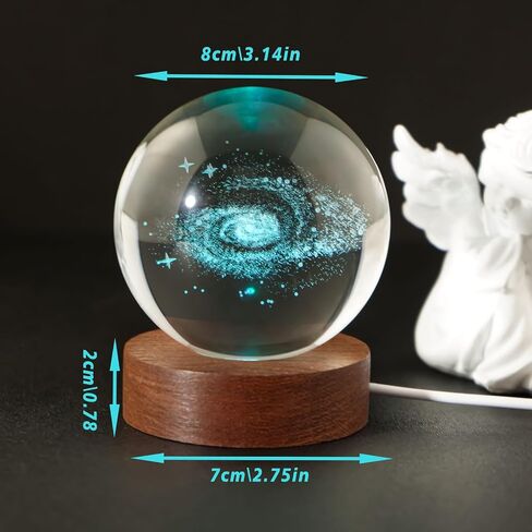 Decorative Ball 3D Solar System Crystal Ball Model Gift Space Astronomy Gift Planets Multicolor Universe Globe Ball Science Astrophysics in Saudi Arabia