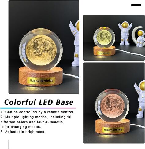 Decorative Ball 3D Solar System Crystal Ball Model Gift Space Astronomy Gift Planets Multicolor Universe Globe Ball Science Astrophysics in Saudi Arabia