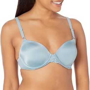 تي شيرت نسائي من Maidenform One Fab Fit Underwire، Demi T-shirt، حمالة صدر قابلة للتحويل (ألوان متقاعدة)، Sunday Morning Blue، 38C