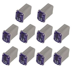 50 pc Automotive MCASE Mini Box Shaped Cartridge Fuse Kit