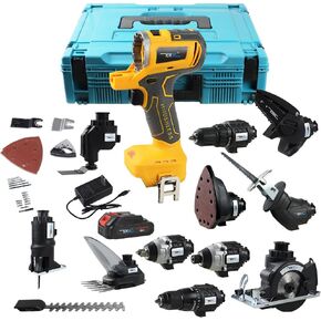 NEWONE 20V MAX MATRIX Drill, Power Tool Combo Kit, 12-Tool Set, Cordless Tool Set,2x 2.0AH Batteries and One Charger