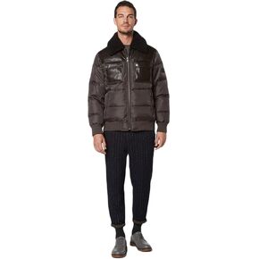 Andrew Marc Men's Maxton, Black, Medium