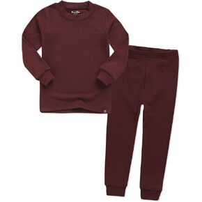 VAENAIT 6M-12Y Toddler Toddler Kids Toddler Girls Boys Soft Comfy Modal Tencel Solid Raglan Sleepwear Pajamas Pjs 2pcs Set in Saudi Arabia