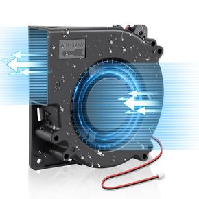 Wathai 120mm x 25mm DC 12V Waterproof Fan Dual Ball High Preformance for Electronic Equipment Cabinet or DIY Cooling Ventilation Exhaust Projects IP67 2 Pack
