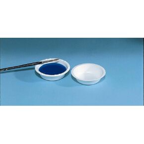School Smart Plastic Watercolor Cups - 3 3/4 x 1 1/8 - Pack of 12 - White