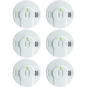 Kidde Smoke Detector, 10-Year Battery Powered, LED Warning Light Indicators