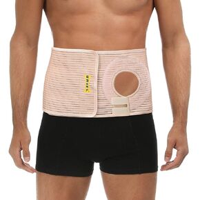 URIEL Abdominal Ostomy Belt Ostomy Supplies Stealth Support Belt Bag for Men Women, Comfortable for Post Operative Care After Surgery Size 5 (44.25'-48')