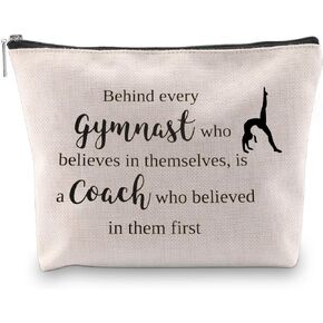 WCGXKO Gymnast Coach Gift Behind Every Gymnast Who Believes Themselves Is A Coach Who Believed In Them First (Gymnast Coach tote)