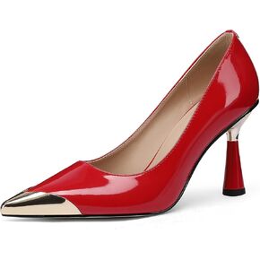 LingxiaUne Black Pumps for Women Pointed Toe Stiletto High Heels Ideal for Business Office Dress Weddings Fashion Events and Dance Parties Elegant Woman Shoes Size 7