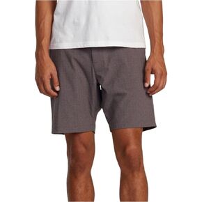 RVCA Mens 4-Way Stretch Elastic Waist 19 Inch Hybrid Short