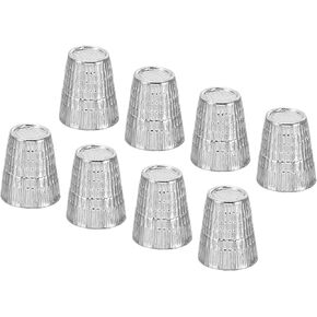PATIKIL Metal Sewing Thimbles, 8 Pcs Sewing Thimble Finger Protector Durable Quilting Craft Accessories for Knitting Craft Needlework, Bronze