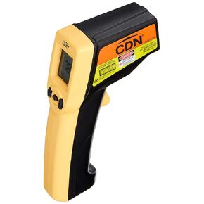 CDN Non-Contact Digital Laser Infrared Thermometer Temperature Gun for Quick Temperature Measurements, Instant Read Thermometer, Yellow (IN1022)