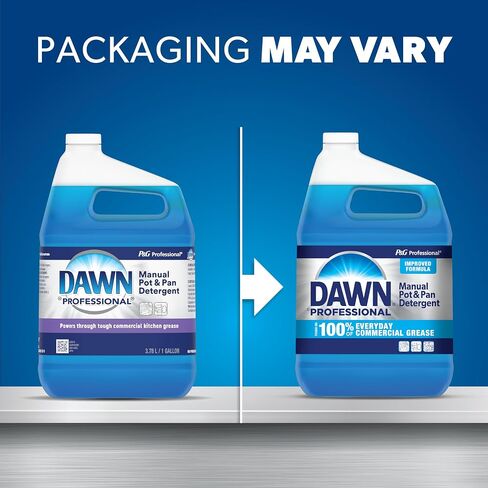 Dawn Professional Manual Pot and Pan Detergent, Dish Soap, Liquid Concentrate, 1 Gallon with 1 Pump (Pack of 2) in Saudi Arabia