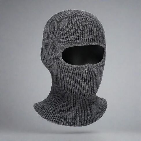 قناع تزلج بالاكلافا بفتحة واحدة للرجال والنساء، قناع وجه مقاوم للرياح للرياضات الخارجية، برتقالي in Kuwait