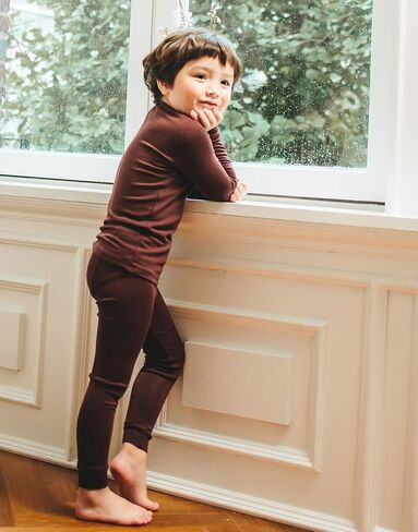 VAENAIT 6M-12Y Toddler Toddler Kids Toddler Girls Boys Soft Comfy Modal Tencel Solid Raglan Sleepwear Pajamas Pjs 2pcs Set in Saudi Arabia