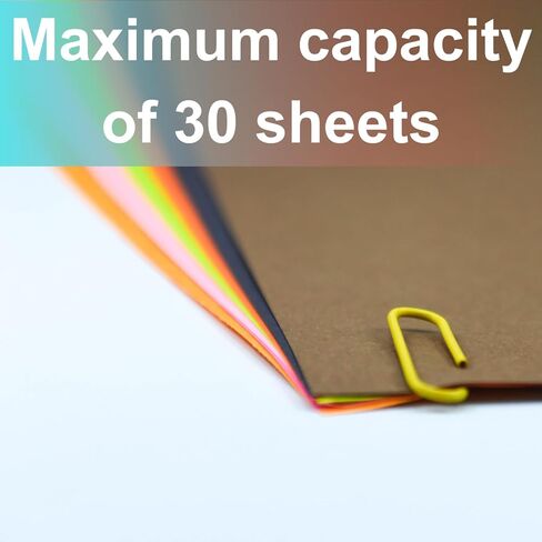 Macaron Colored Paper Clips 400 PCS Small Size Paper Clip 1.1 Inch (28mm) 2 Boxes of 200 PCS Each PaperClips Suitable for Office School Paperwork and Daily Use in Saudi Arabia