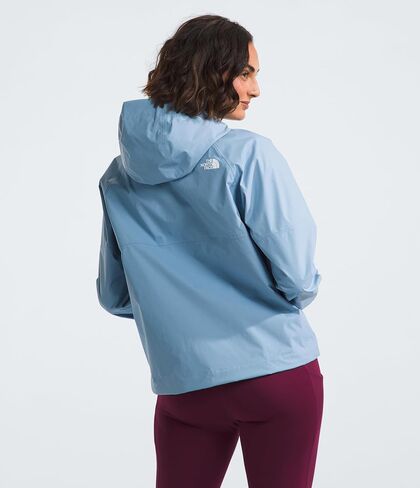 سترة بغطاء للرأس Antora Rain للسيدات من THE NORTH FACE (مقاس قياسي ومقاس كبير)، لون أبيض داكن، مقاس صغير in Kuwait