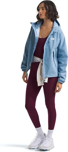 سترة بغطاء للرأس Antora Rain للسيدات من THE NORTH FACE (مقاس قياسي ومقاس كبير)، لون أبيض داكن، مقاس صغير in Kuwait