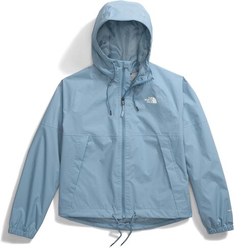سترة بغطاء للرأس Antora Rain للسيدات من THE NORTH FACE (مقاس قياسي ومقاس كبير)، لون أبيض داكن، مقاس صغير in Kuwait