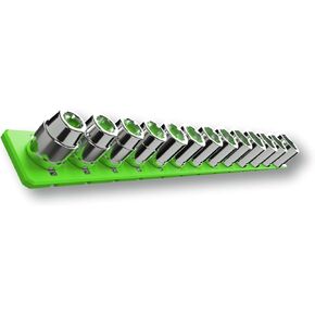 EZRED FSR38-G 3/8" Flexible Magnetic Socket Holder Rail, Green