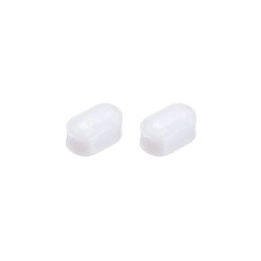 YOKIVE 2 Pcs Magnetic Stir Bar, PTFE Coated Cylinder Type Stirrer | Great for Lab Liquid Solution Stirring Mixing(White, 0.79 x 0.24-Inch)