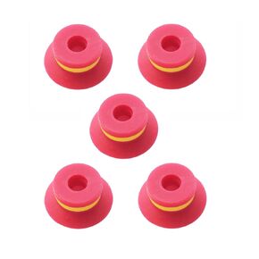 Industrial Flat Vacuum Suction Cup F Series Single-layer Silicone Robotic Arm Accessory with Ribs,Pack of 5 pcs (F30)