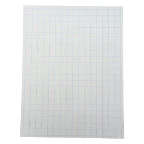 School Smart Double Sided Graph Paper, 8-1/2 x 11 Inches, 1/2 Inch Rule, White, Pack of 500 - 085279