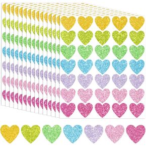 350Pcs Easter Bunny Stickers 7 Colors Glitter Rabbit Shaped Decals 1.5 Inch Shinny Self Adhesive Stickers for Holiday Party Cards Seal Envelopes Supplies