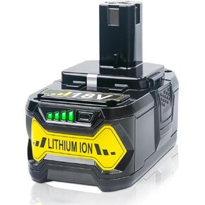BOTKK 2Packs 3.5Ah Lithium Battery for Ryobi 18V ONE+ Battery P104 P105 P102 P103 P107 Ryobi 18V Battery Replacement