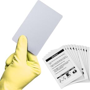 Card Reader Cleaning Cards - BIHYM Dual Side Credit Card Reader Cleaner, CR80 Card Reader Cleaner POS Swipe Terminal Cleaning Cards (50PCS)