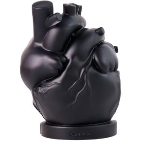 Kidney Bookend for Shelves Decorative, Handmade Kidney Sculpture Bookends Supports, Black Non-Skid Book Stoppers for Heavy Books, Heavy Duty Book Ends for Home Office School(1 Pair)