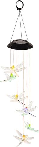 Alpine Corporation RGG648SLR كرة شمسية معلقة على شكل جوهرة متنقلة مع إضاءة LED، ديكور مميز للحديقة والحديقة، ارتفاع 53.34 سم in Kuwait