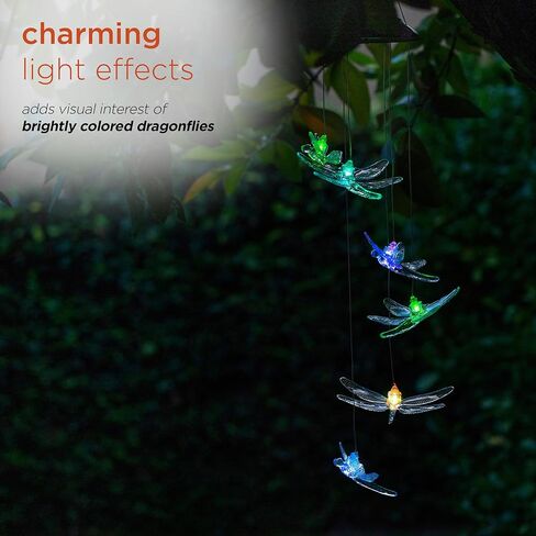 Alpine Corporation RGG648SLR كرة شمسية معلقة على شكل جوهرة متنقلة مع إضاءة LED، ديكور مميز للحديقة والحديقة، ارتفاع 53.34 سم in Kuwait