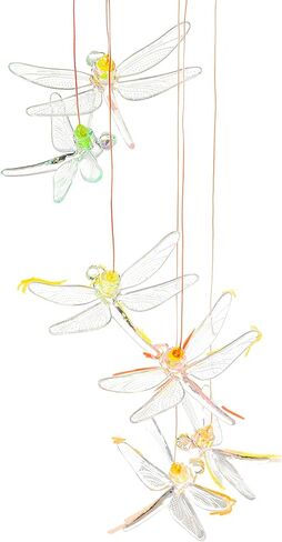 Alpine Corporation RGG648SLR كرة شمسية معلقة على شكل جوهرة متنقلة مع إضاءة LED، ديكور مميز للحديقة والحديقة، ارتفاع 53.34 سم in Kuwait