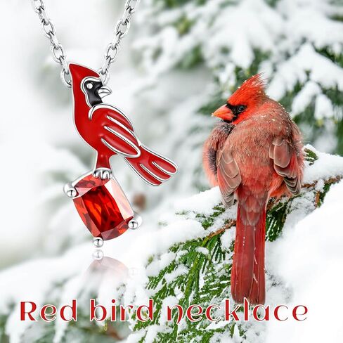 oGoodsunj Sterling Silver Red Cardinal Ring for Women: Adjustable Memorial Jewelry Sympathy Gift for Women Girls Family in Saudi Arabia