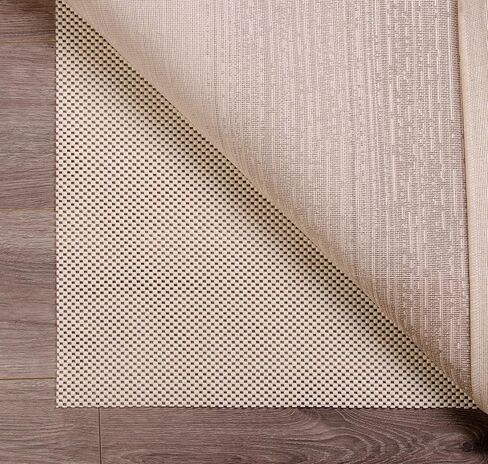 RUG BRANCH Extra Strong Rug Pad Gripper, Grips Keep Area Rugs in Place, Skid Resistant Pads for Hard & Soft Floors, Under Carpet Mat Cushion and Hardwood Floor Protection for Runner Rugs - 2' x 8' in Saudi Arabia