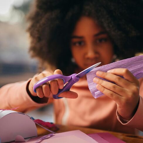 مقص FISKARS® للطلاب بمقبض ناعم مريح مكون من 3 قطع - للأطفال الكبار ومرحلة ما قبل المراهقة والمراهقين (الأعمار من 8 سنوات فما فوق) in Kuwait