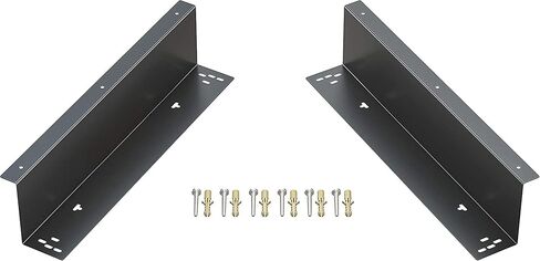 Skywin Cash Drawer Under Counter Mounting Brackets White- Heavy Duty Steel Mounting Brackets for Installation of 16" Cash Registers Drawer Under The Counter (1) in Saudi Arabia