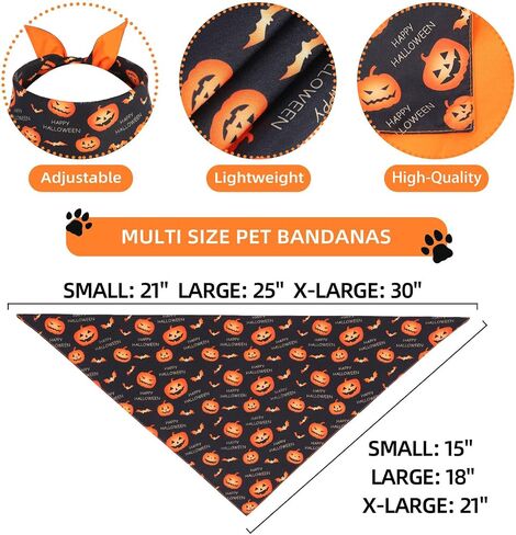 4th of July Dog Bandana XLarge 1PCS, American Flag Pet Patriotic Scarf, Premium Durable Triangle Reversible USA Bandana for Large Dogs in Saudi Arabia