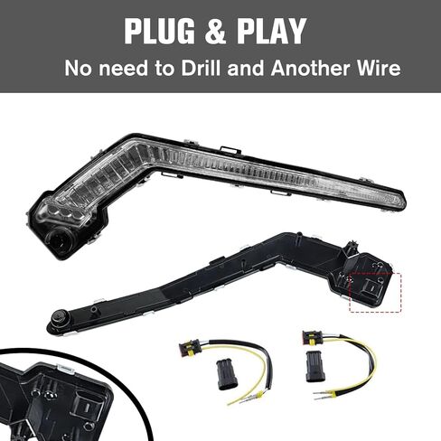 مصابيح أمامية X3 LED، مصابيح توقيع مساعدة مع إشارات انعطاف صفراء، مصباح تشغيل نهاري أبيض، مصابيح شواء لملحقات Can Am Maverick X3 MAX Turbo R RR 2017-2023 in Kuwait