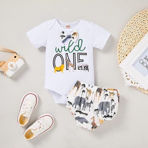 GRNSHTS ملابس أطفال لعيد الميلاد الأول على شكل حيوان رومبير للرضع الصبي البري واحد رجل نبيل ملابس الحفلات (12-15 متر) in Kuwait