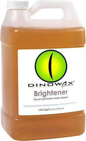 Dinowax Brightener | Concentrated Wheel Cleaner for Aluminum Rims | Professional-Grade (128 Oz) in Saudi Arabia