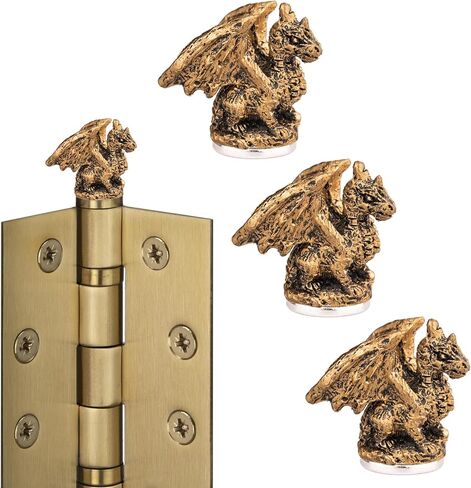 3 قطع رأس مفصلي لتزيين المنزل، رؤوس مفصلات باب حيوان التنين، رؤوس مفصلات باب حيوانات صغيرة عتيقة مزخرفة، رأس مفصل باب حيواني، مغناطيس لتزيين المنزل لمحبي الحيوانات in Kuwait