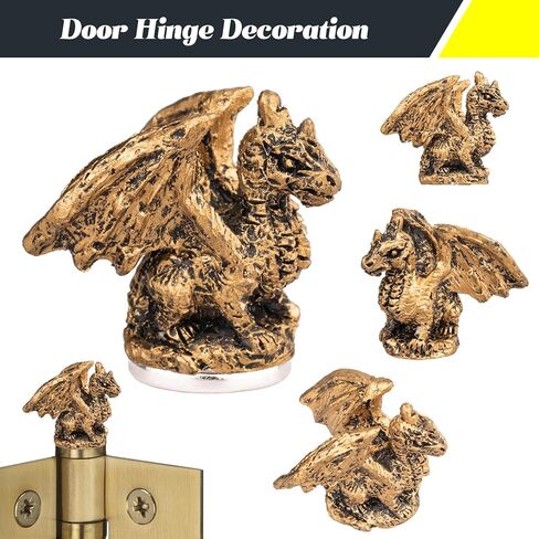 3 قطع رأس مفصلي لتزيين المنزل، رؤوس مفصلات باب حيوان التنين، رؤوس مفصلات باب حيوانات صغيرة عتيقة مزخرفة، رأس مفصل باب حيواني، مغناطيس لتزيين المنزل لمحبي الحيوانات in Kuwait