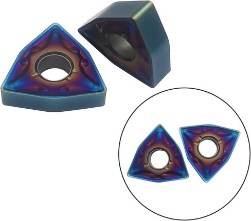 5/8" Right Cutting CNC Lathe Carbide Excircle Indexable Turning Tool Holder Bit Set MWLNR1616H08 with 10pcs WNMG432 WNMG080408 Indexable Carbide Inserts for Hardness Steel in Saudi Arabia