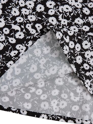 Milumia Girls Summer Floral High Waisted Split A Line Midi Skirt in Saudi Arabia
