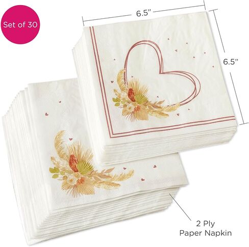 Kate Aspen Woodland Baby Baby Shower 2 Ply Pink Paper Napkins (Set of 30), Thick Decorative Dinner Napkins in Saudi Arabia