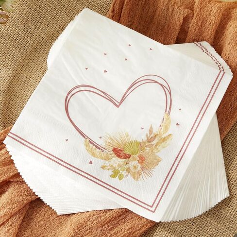 Kate Aspen Woodland Baby Baby Shower 2 Ply Pink Paper Napkins (Set of 30), Thick Decorative Dinner Napkins in Saudi Arabia