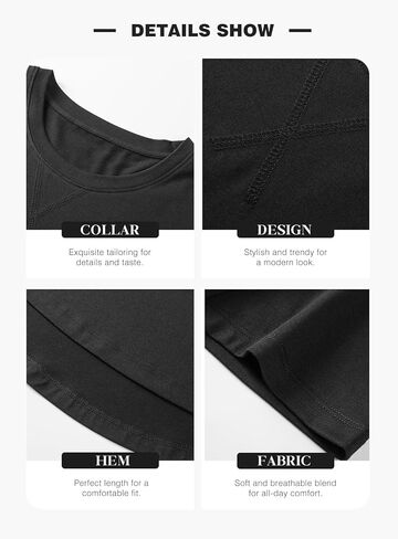 JMIERR Mens 3 Pack Cotton Hipster Hip Hop Longline Crewneck T-Shirt in Saudi Arabia